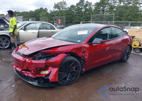 2024 Tesla Model 3 Performance All-Wheel Drive из США, поврежденный, VIN 5YJ3E1ET6RF884290